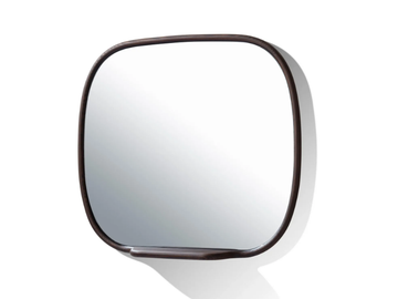 SHINE - Square framed wall-mounted wooden mirror by Carpanese Home - view 2